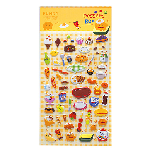 Наклейки "Dessert box"