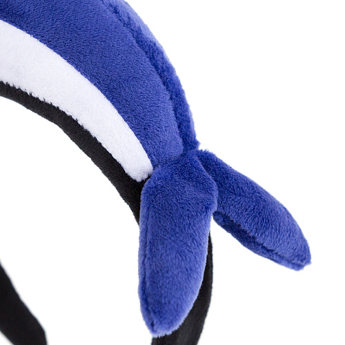 Повязка на голову "Акула", синий