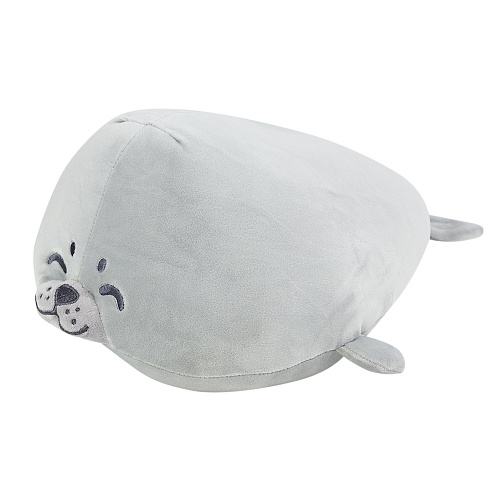 Игрушка-подушка "Тюленик" (серый) 40см