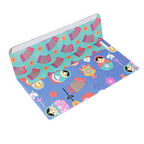  Подарочный конверт 21,5 х 11 см (в ассортименте)