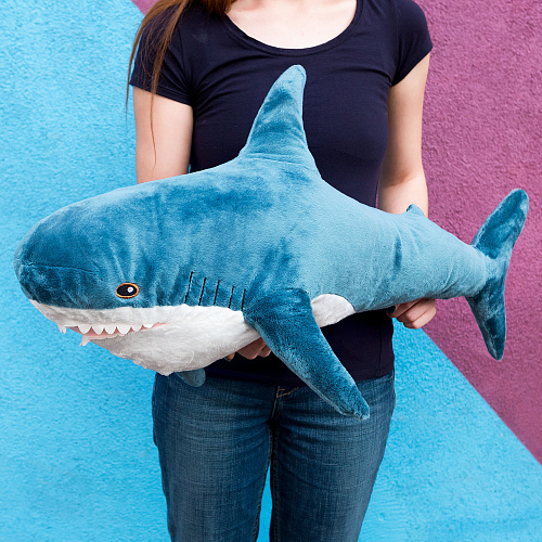Игрушка-подушка "Синяя акула" 80см