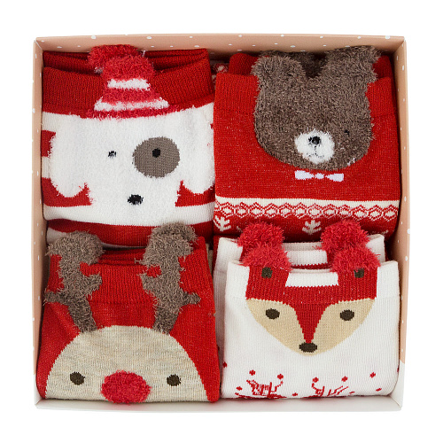 Набор носков в коробке "Новогодний"