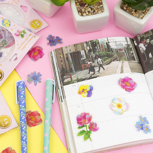 Набор наклеек "Magic ball Flowers"