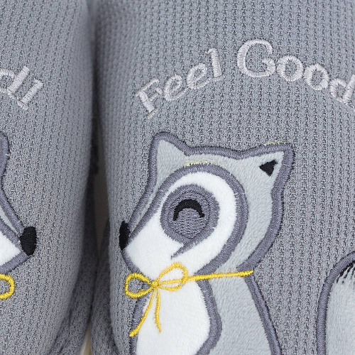 Тапочки "Енот" (серые)