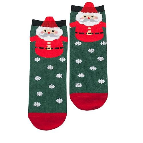 Носки "Новогодние" (зеленые)