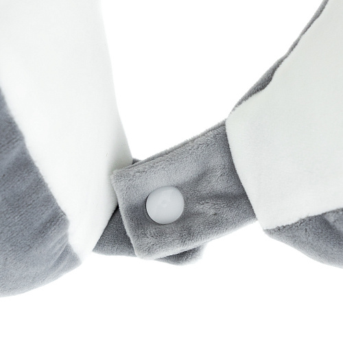 Подушка для путешествий "Панда" (серый)