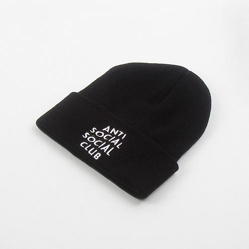 Шапка "Anti social" (черная)