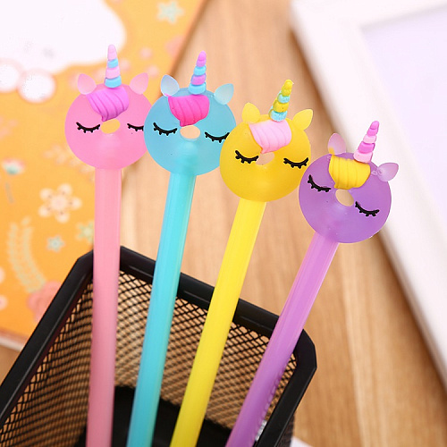 Ручка "Пончик-единорог" сиреневый