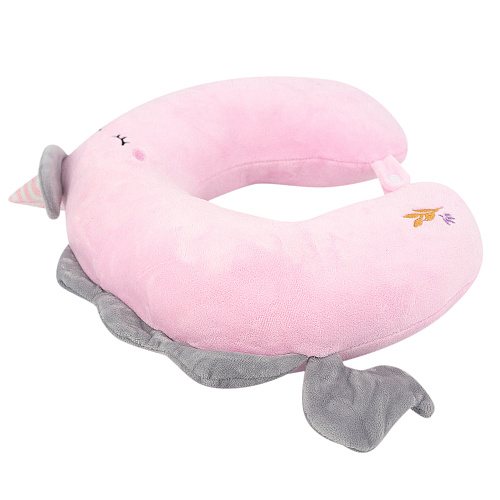 Подушка для путешествий "Единорожка" (розовый)