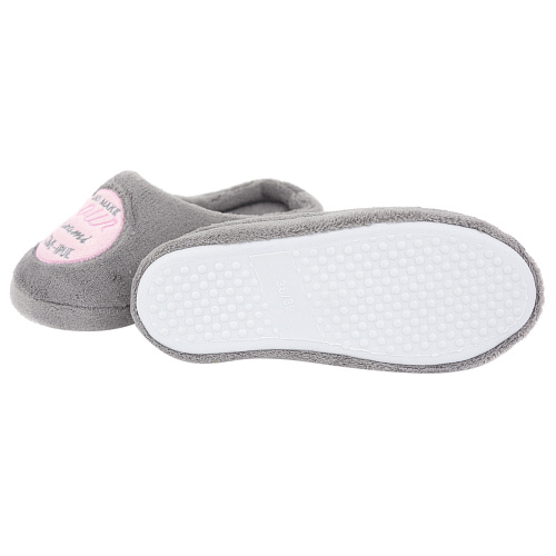 Тапочки "Мечты о единороге" (серые)