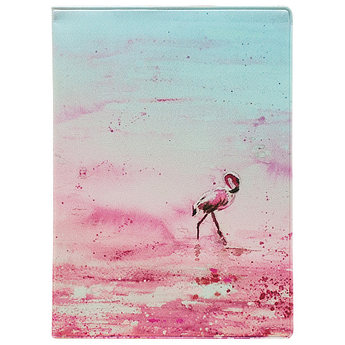 Обложка для паспорта "Фламинго"