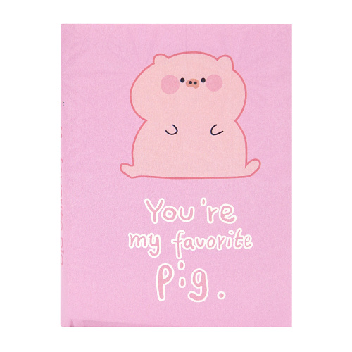 Набор стикеров "Cutie pig small" (розовый)