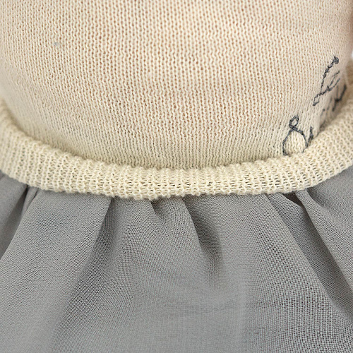 Игрушка-подушка "Зайка в серой юбочке" 45см