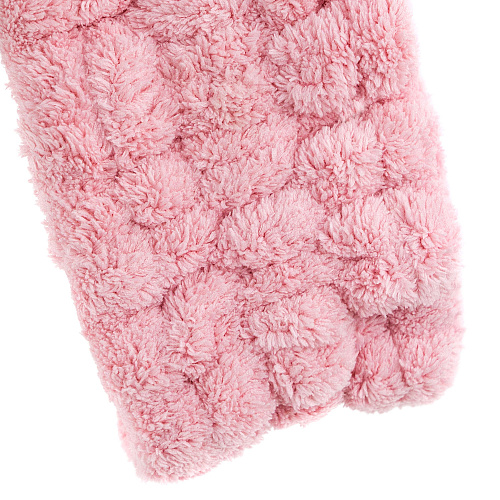 Повязка на голову широкая, розовая