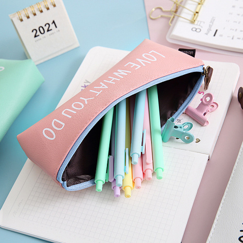 Пенал-косметичка "Love what you do" розовый