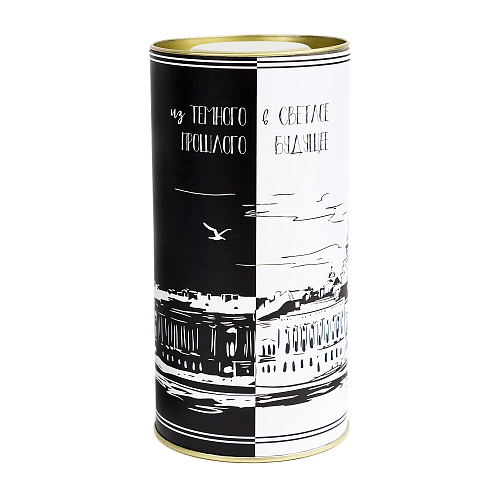 Носки в тубусе (2 пары) "Темное и Светлое", разм.40-45