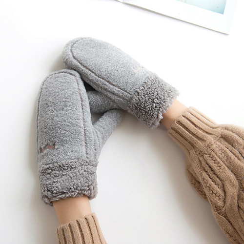Варежки утепленные "Darling", серые