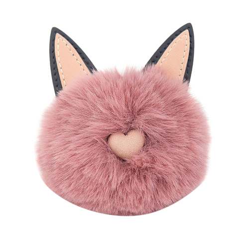 Брелок "Пушистый кот" (пудра)