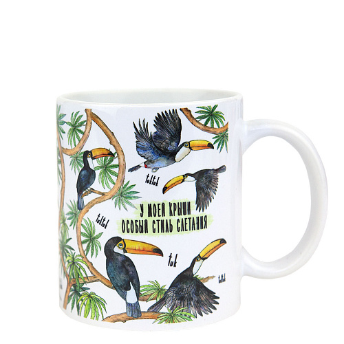 Кружка "Особый стиль слетания крыши"