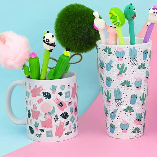 Кружка "Ламы и кактусы"