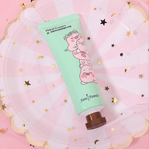 Крем для рук фруктовый "Веселые зверята" мятный