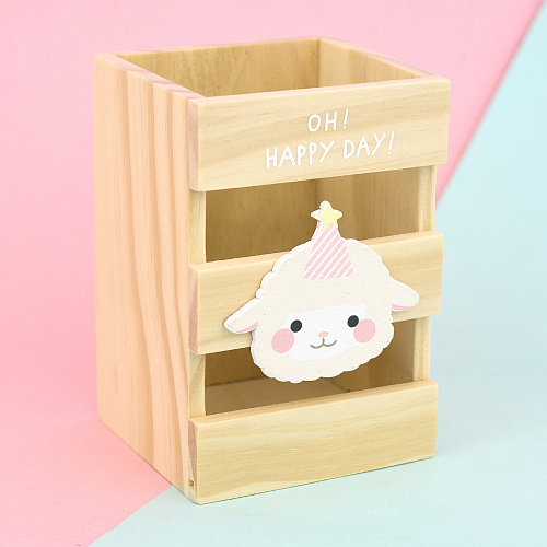 Подставка для ручек "Alpaca" (в розовой шапочке)