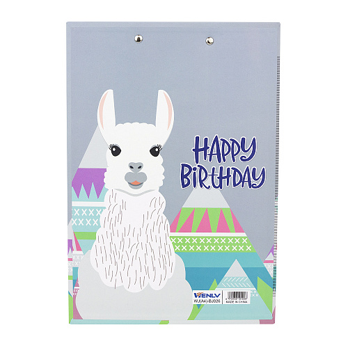 Папка-планшет "Llama" (серый)