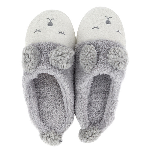 Тапочки "Овечка спит" (серый)