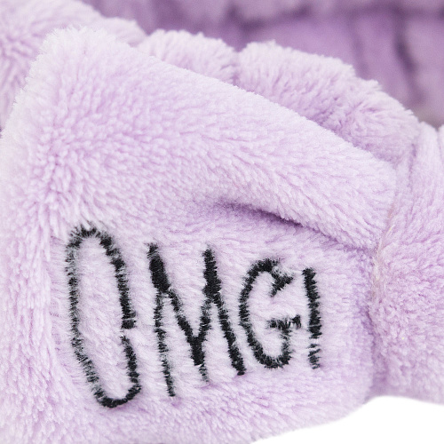 Повязка на голову "OMG!", лаванда