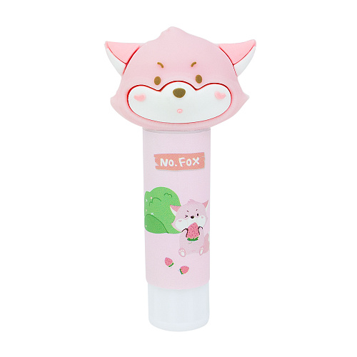 Клей-карандаш "Лис" (розовый)