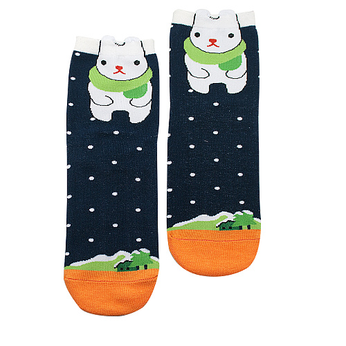 Носки "Новогодние" (синие)