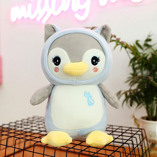 Игрушка-подушка "Пингвин-котик" 45см