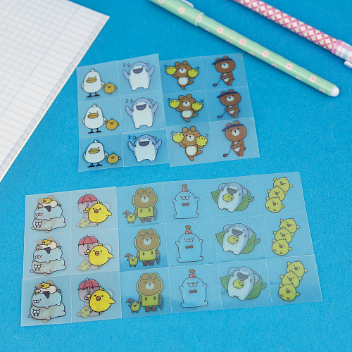 Набор мини-наклеек "Deco Cuties"