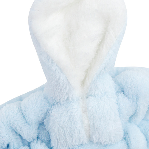 Повязка на голову "Ушки зайки" (голубой)