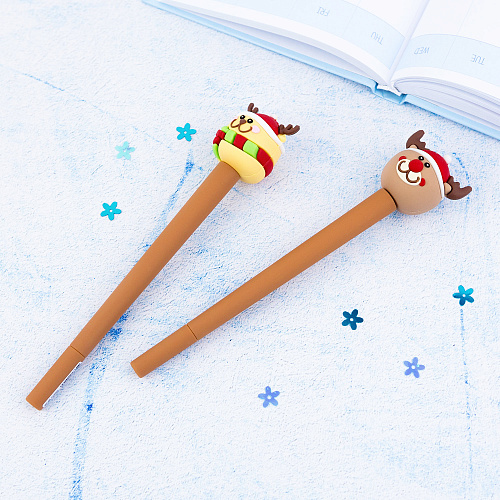 Ручка "Новый год" голова оленя