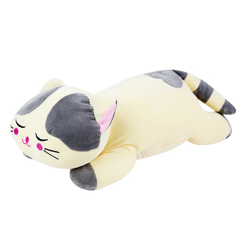 Игрушка-подушка "Котя" (серо-белый) 60см