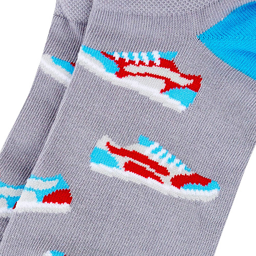 Носки короткие "Кроссовки", разм. 40-45