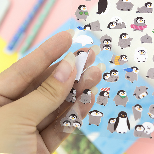 Наклейки "Пингвины"