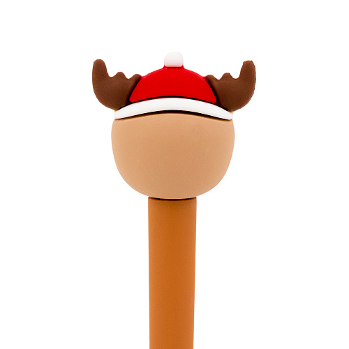 Ручка "Новый год" голова оленя