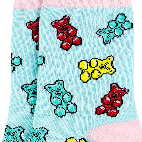 Носки "Мишки на мятном", разм.35-39