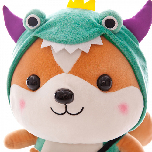 Игрушка-подушка "Корги в кигуруми" (дракон), 25 см