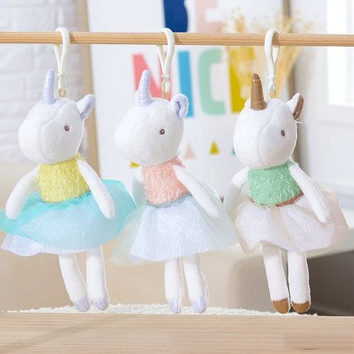 Брелок "Единорожка в юбочке" (розовая)