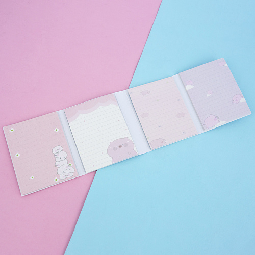 Набор стикеров "Cutie pig" (белый)