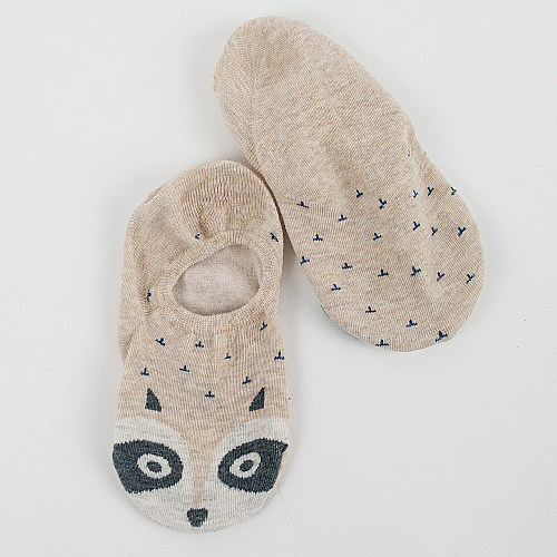 Носки "Мордочка" (енот)