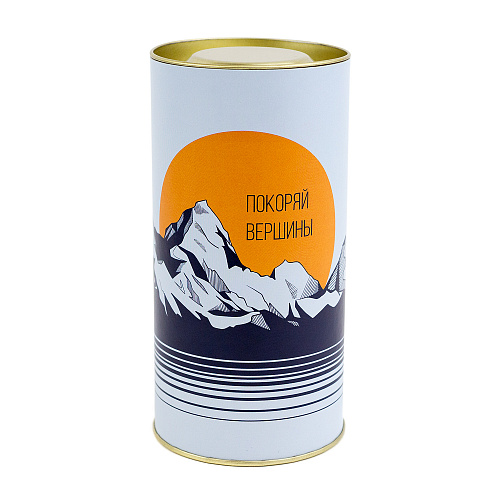 Носки в тубусе (2 пары) "Покоряй вершины", разм.40-45