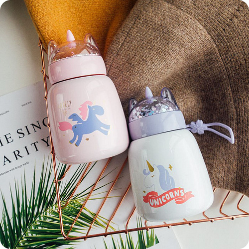 Термос "Unicorn" (розовый)