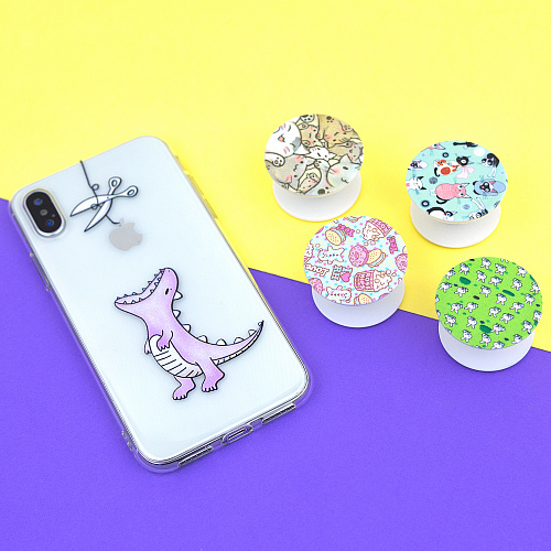 Держатель для телефона/попсокет "Colorful cats"