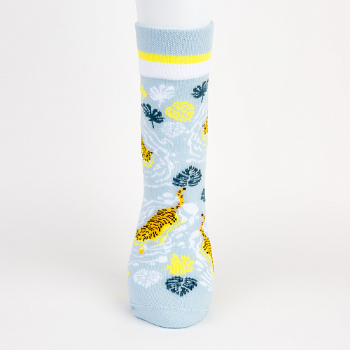 Носки "Тигры в воде", разм.35-39