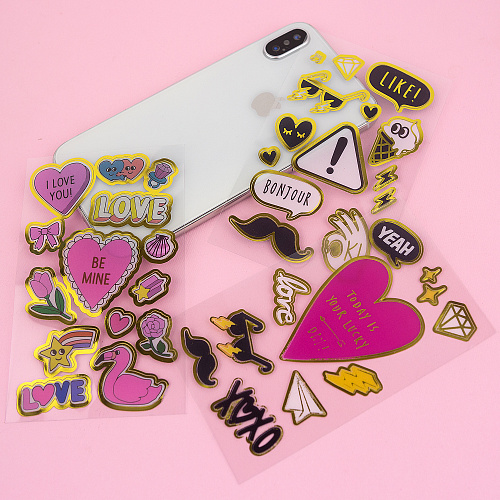 Наклейки "Colorful ver.1" (love)