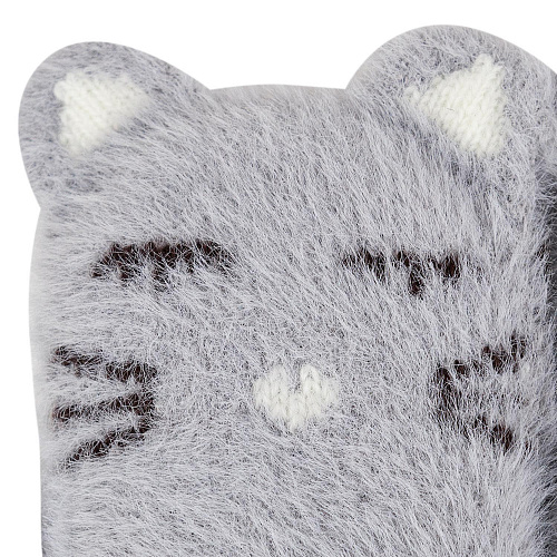 Варежки "Котики" (серые)